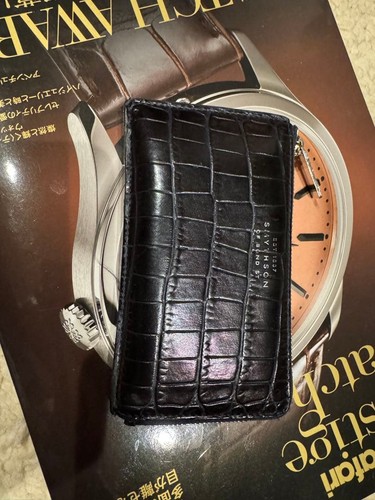 Smythson crocodile embossed - smythson,