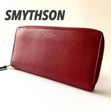 Smythson Panama Leather Red