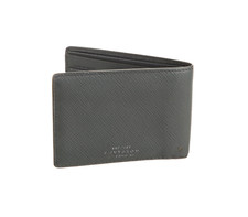 Smythson Grey Bifold Wallet 