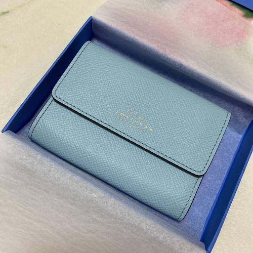 Smythson blue panama mini - smythson,
