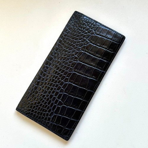 Smythson navy leather card - smythson,
