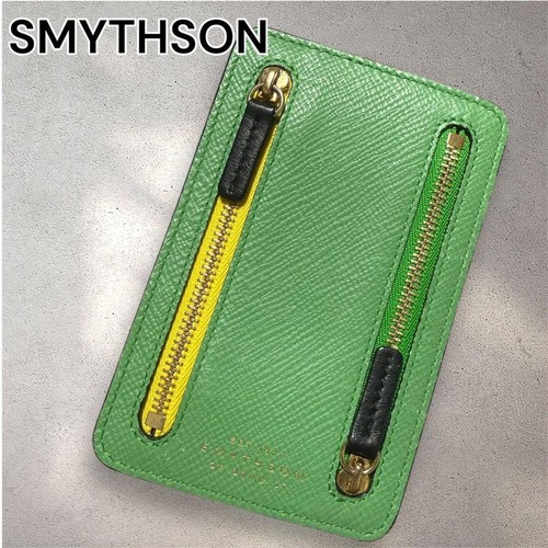 Smythson panama green leather - green,