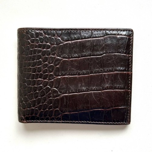 Smythson embossed dark - embossed, brown