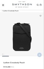 Smythson Panama Black Leather