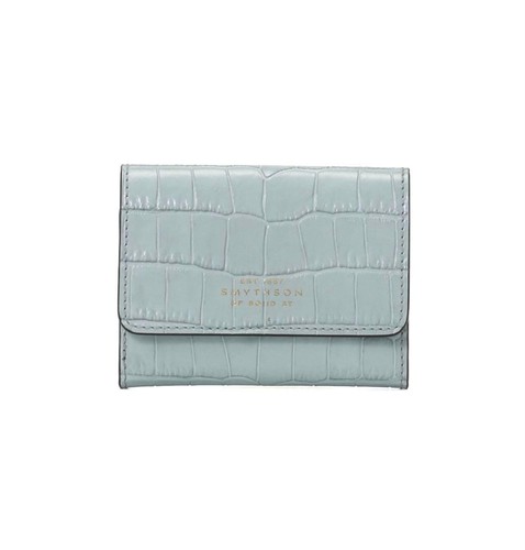 Smythson leather wallet blue - smythson,