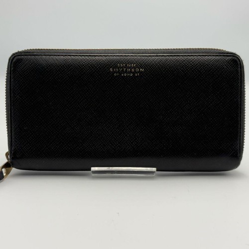 Smythson panama leather - smythson, round